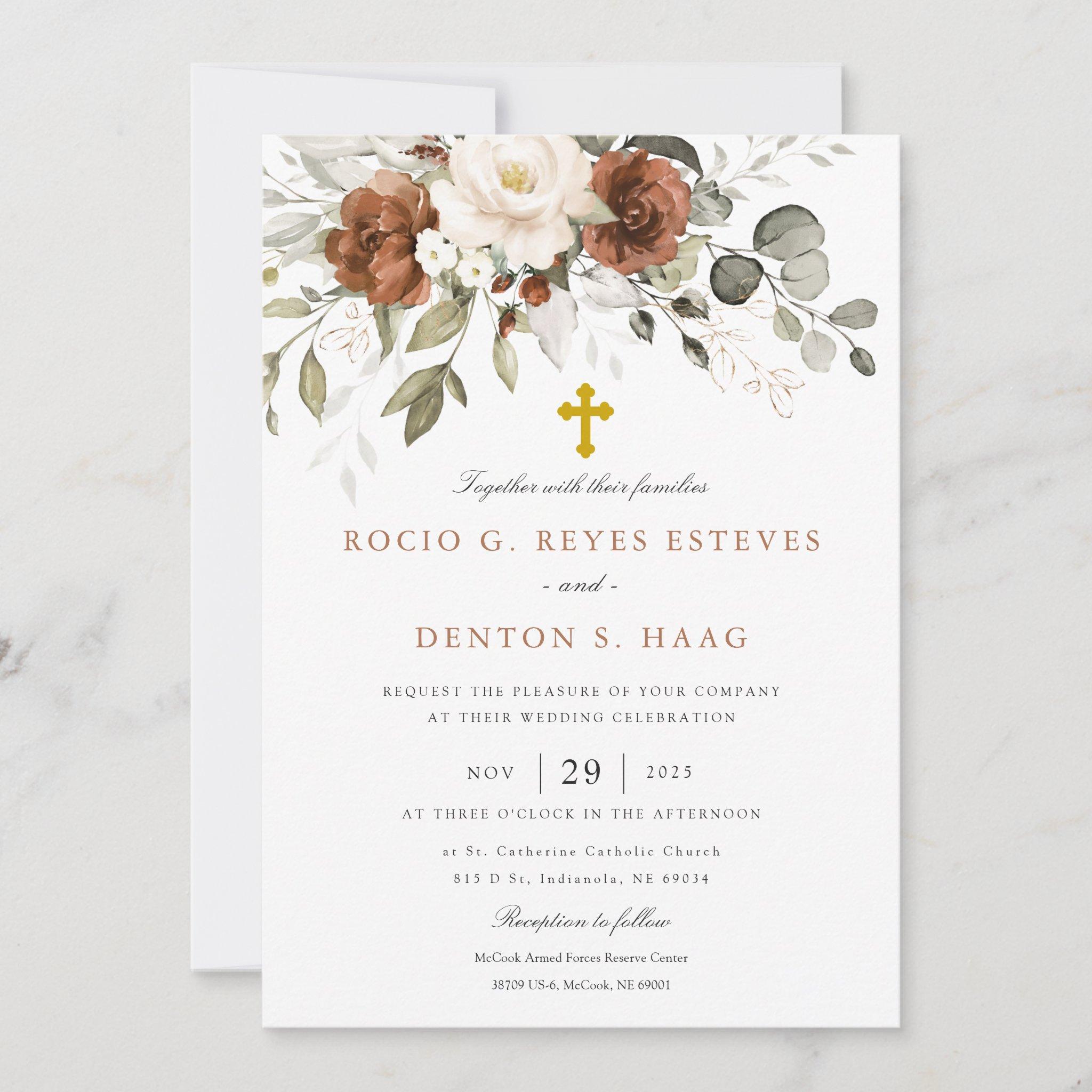 We invite you to share in our joy as we say “I do.” Your presence will make our wedding day truly complete.