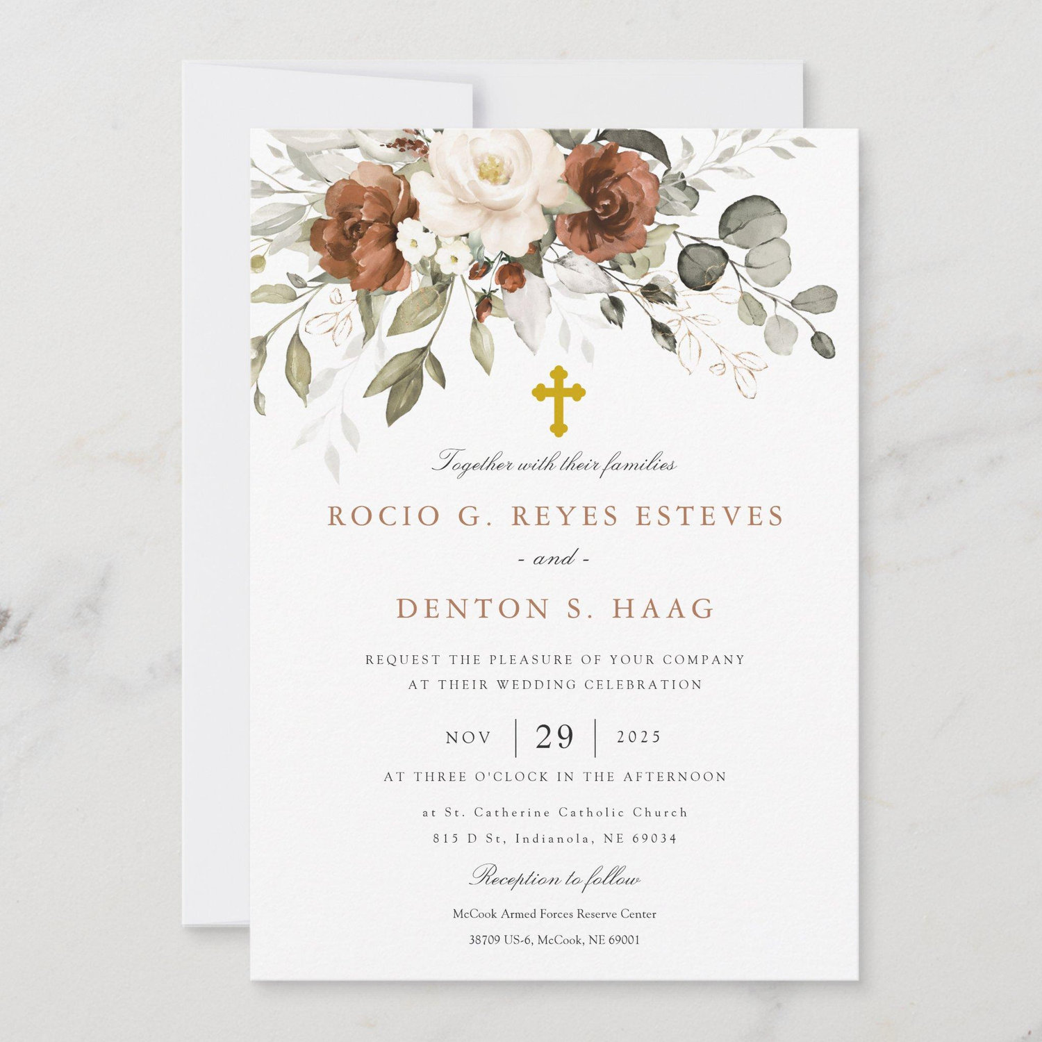 We invite you to share in our joy as we say “I do.” Your presence will make our wedding day truly complete.