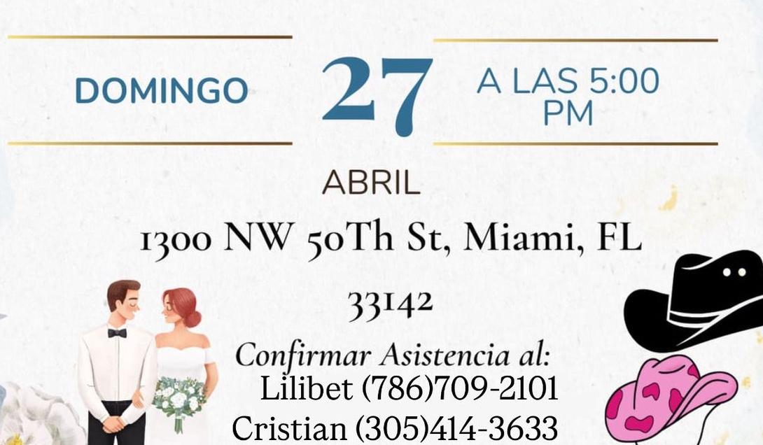 The Wedding Website of Cristian zavala and Lilibet sotolongo