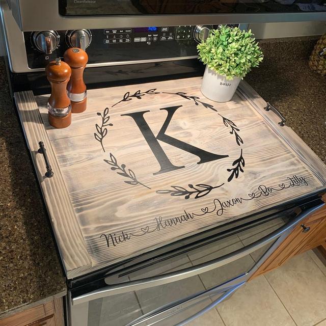Farmhouse Electric Stove Top Cover/Noodle...