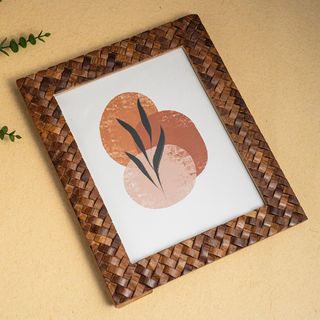 Criss Cross Wood Picture Frame