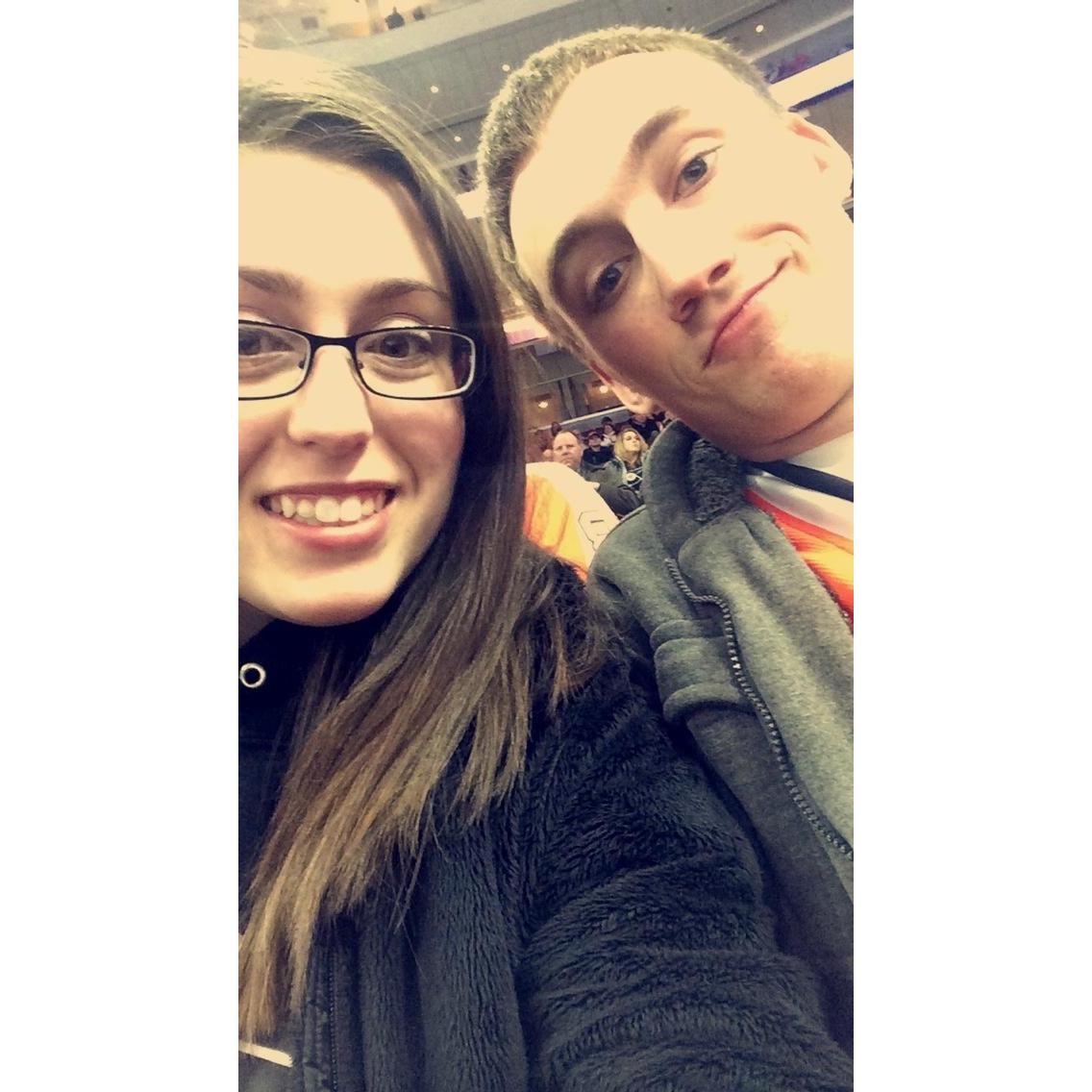 Dominick's First Flyers Game! 2015