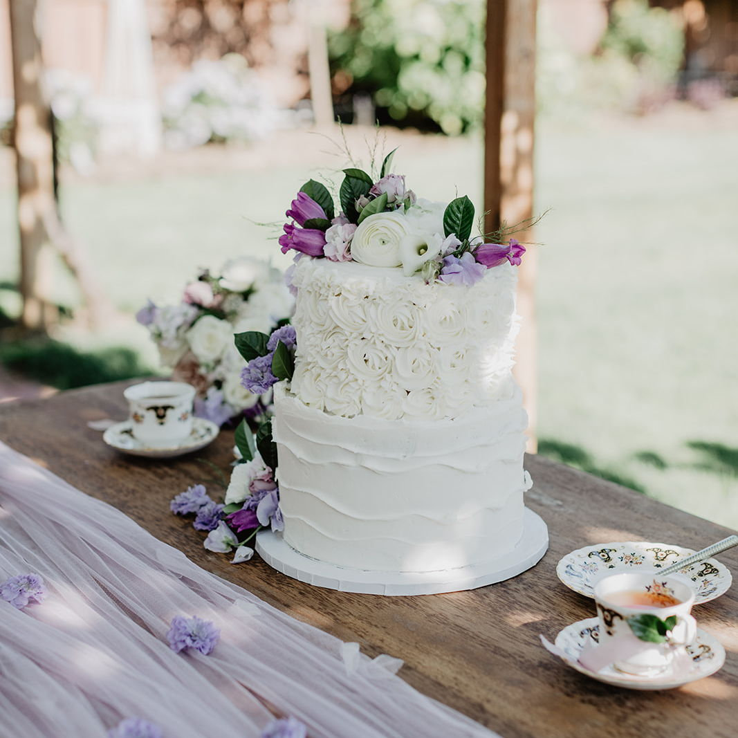 Gluten Free carrot cake with Buttercream frosting!