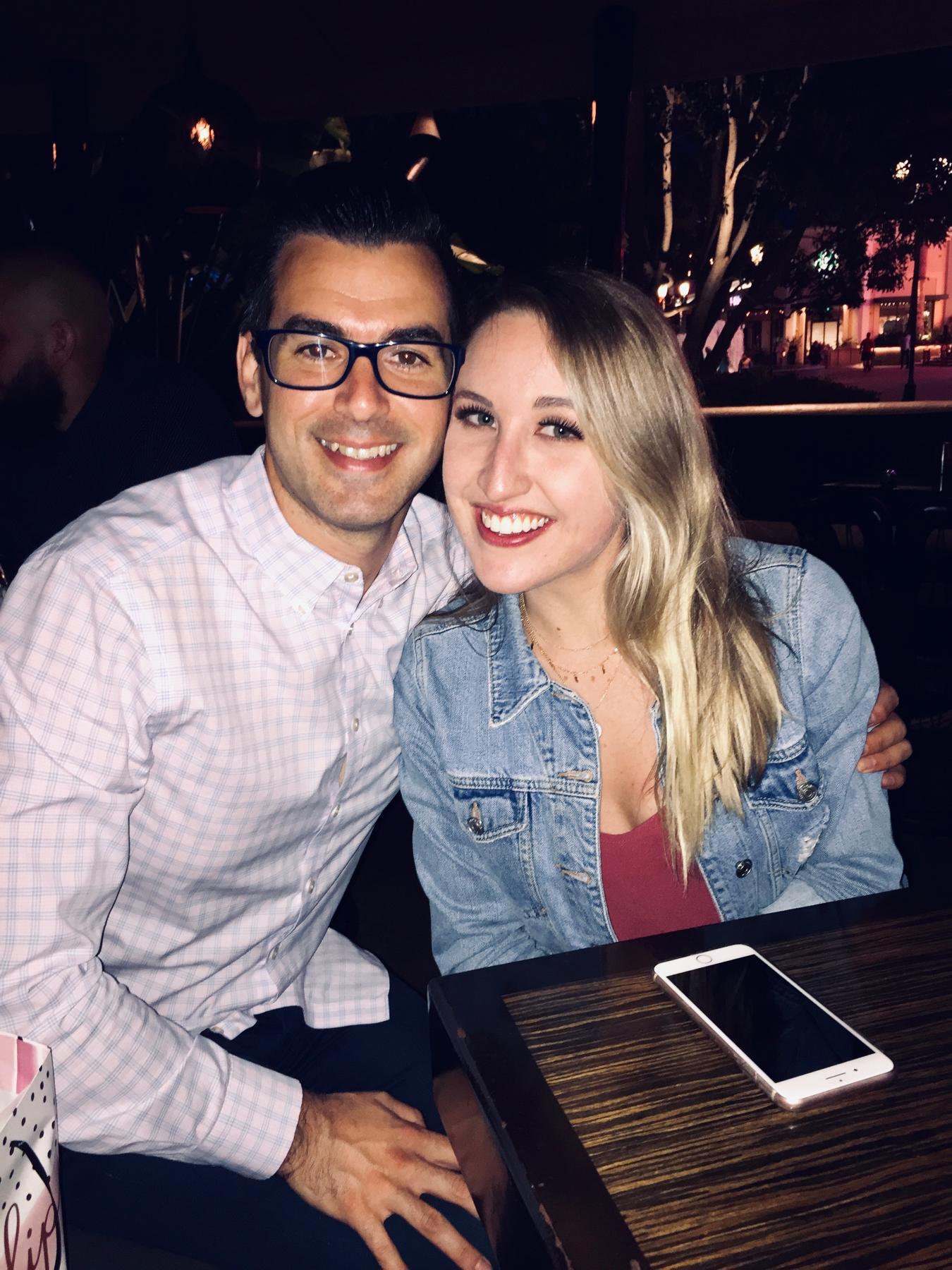 Our first photo together!
