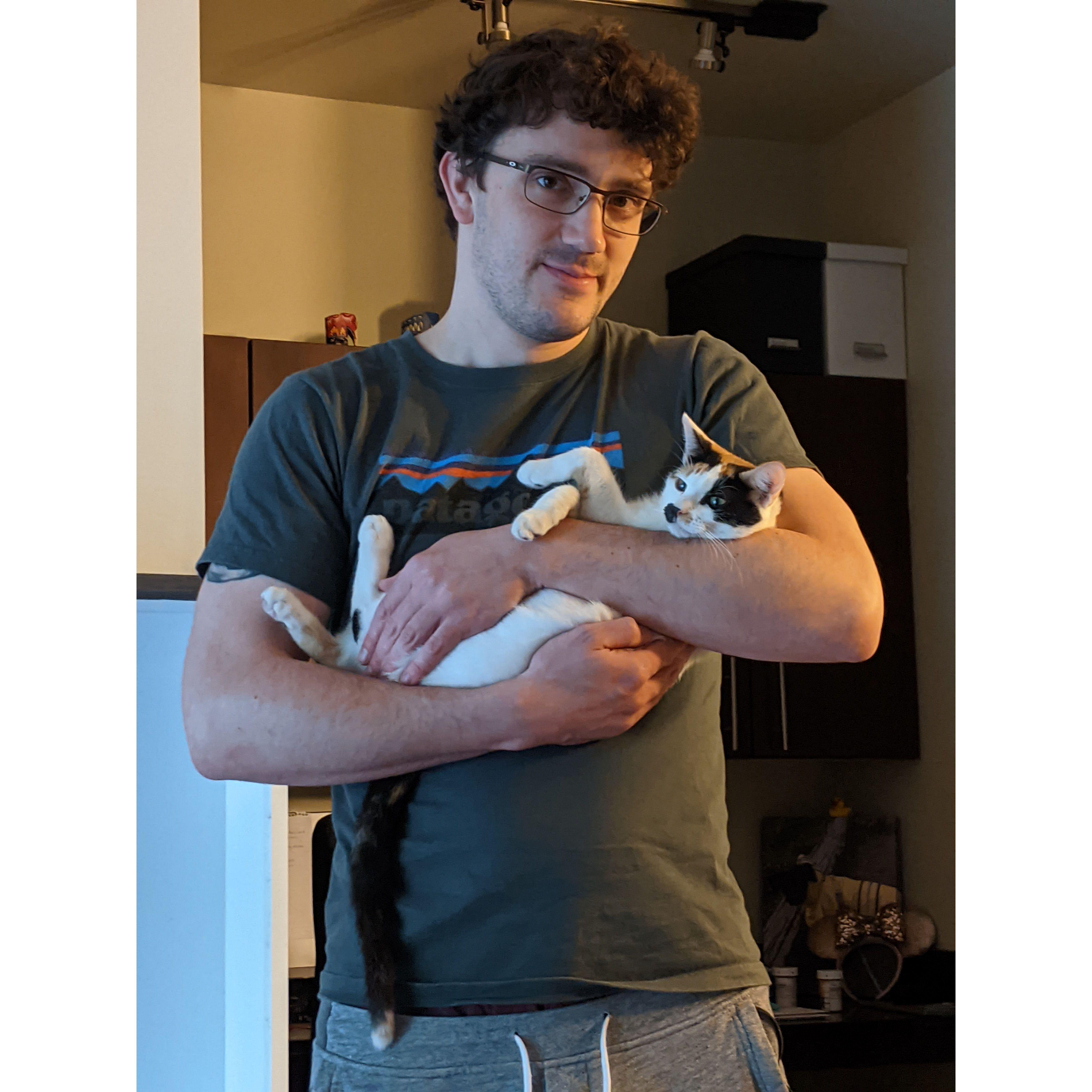 When Austen became a cat dad...