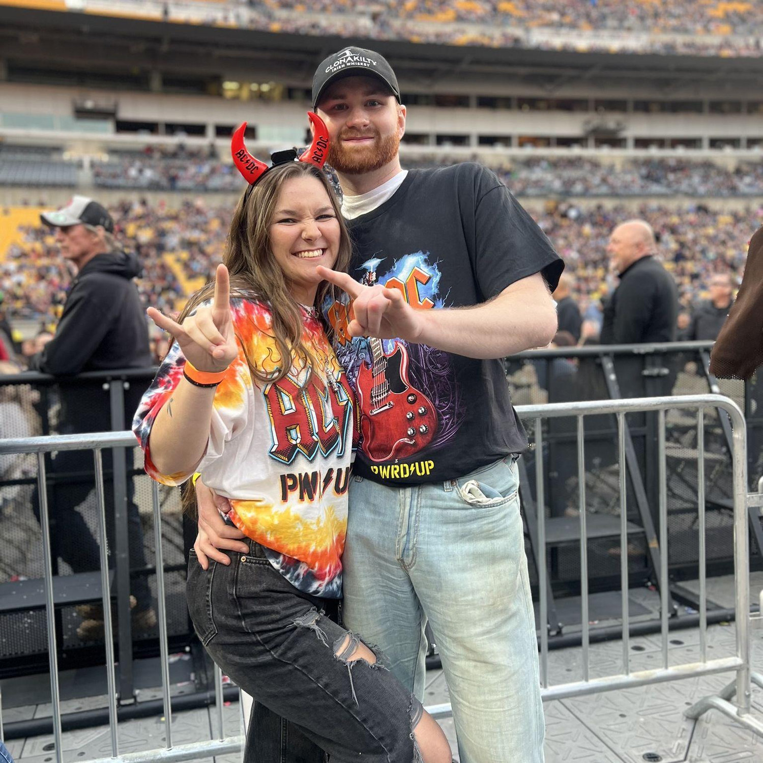 May 8, 2025: Went to Pittsburgh to see ACDC with mom! We rocked out and got to show James around the Steel City!