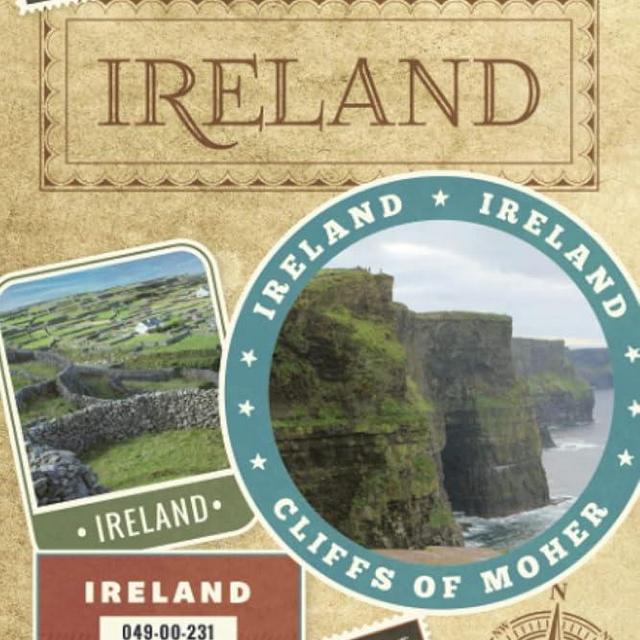 Ireland Travel Book - Blank Lined Ireland Diary and Travel Journal, the Perfect Travel Gift for your Ireland Holiday. Write Daily, Weekly, or Monthly ... Log.: Great for Study Abroad Students!