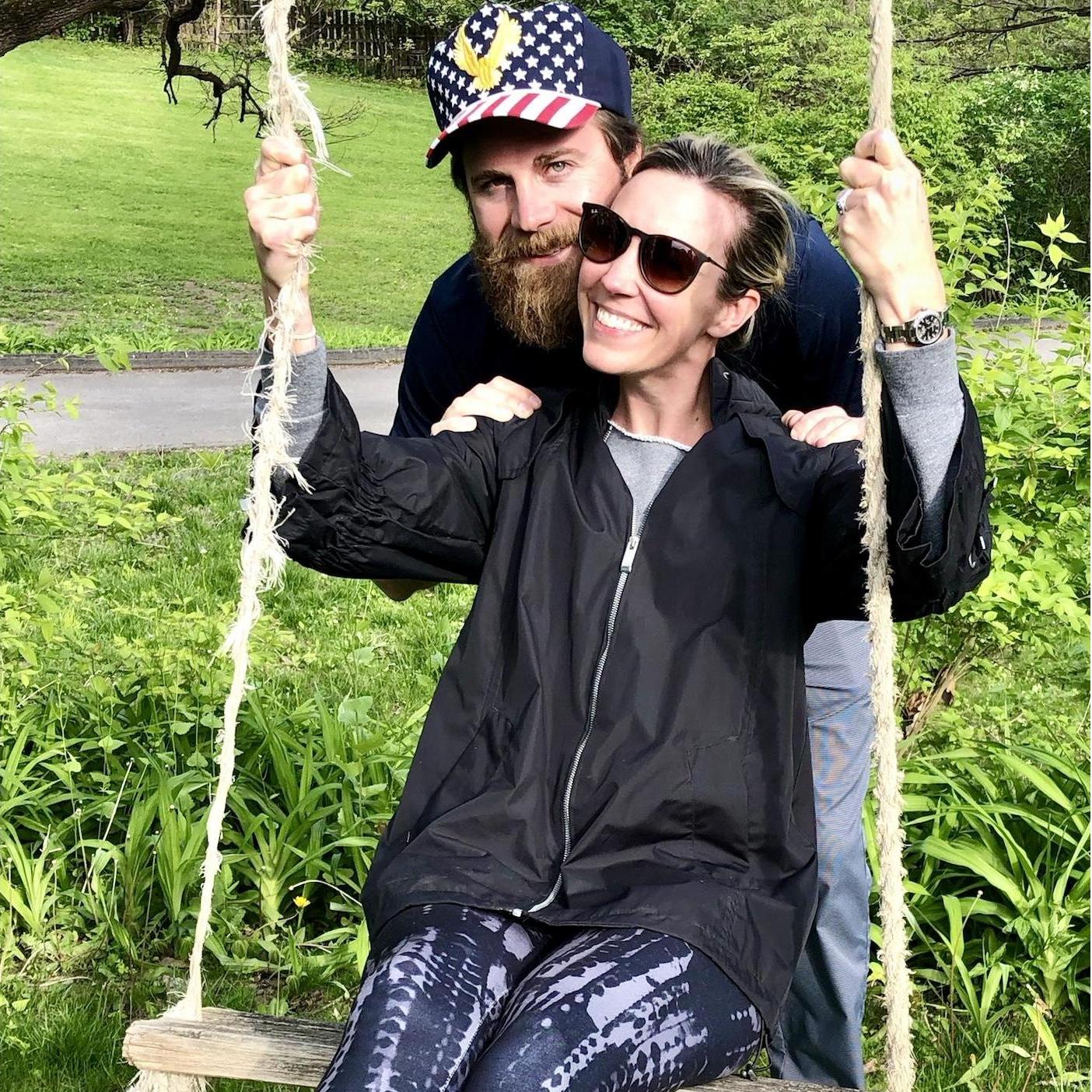 Swingin' in our backyard - Des Moines, IA 2020.