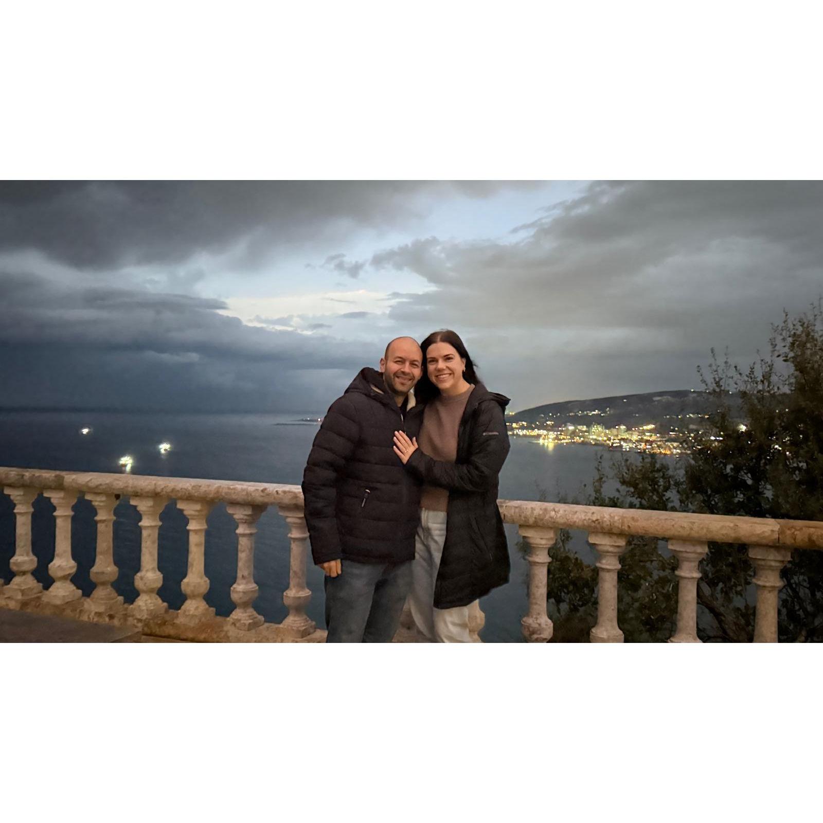 The spot where Fady proposed in Lebanon!