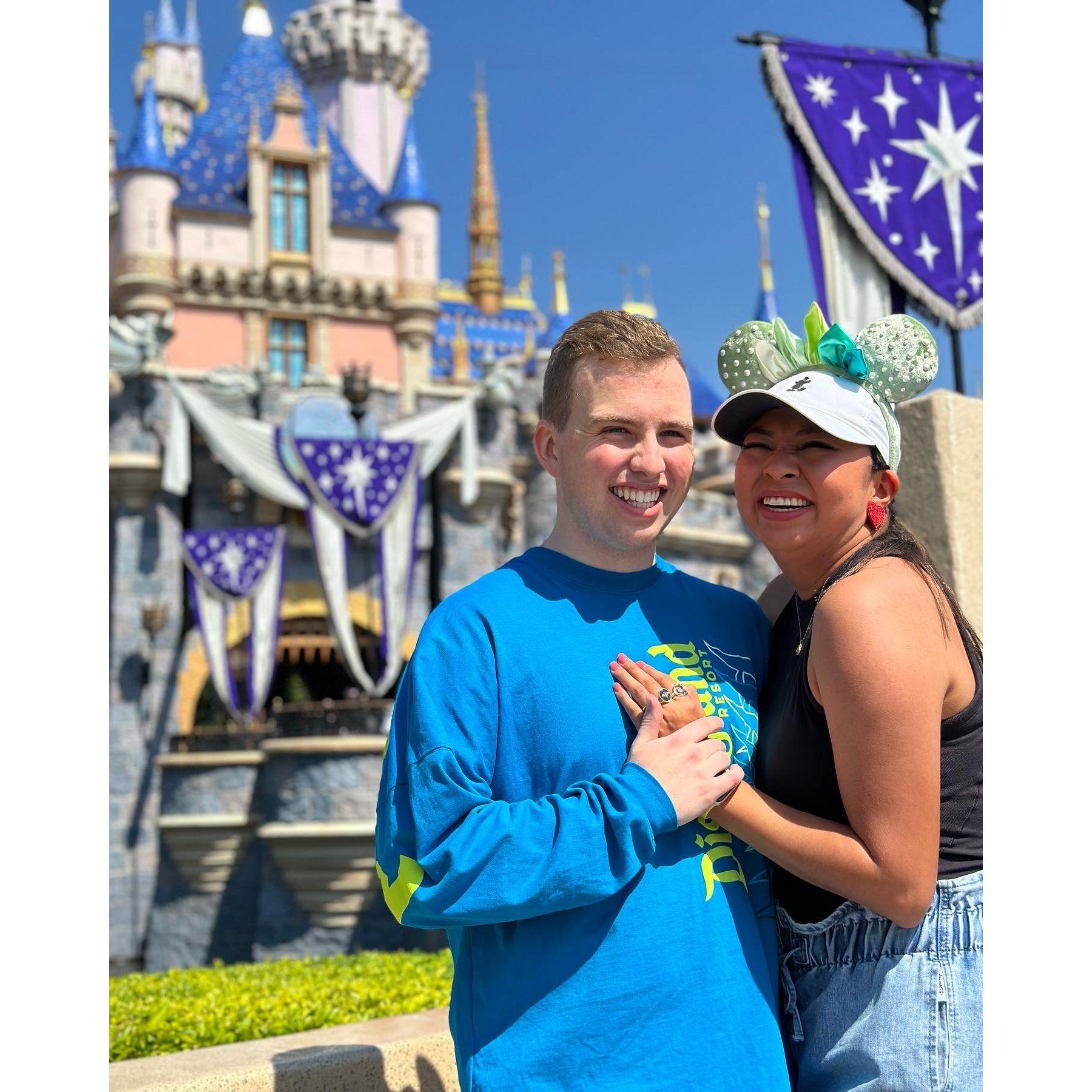 Our magical day, where he proposed and I said Yes!