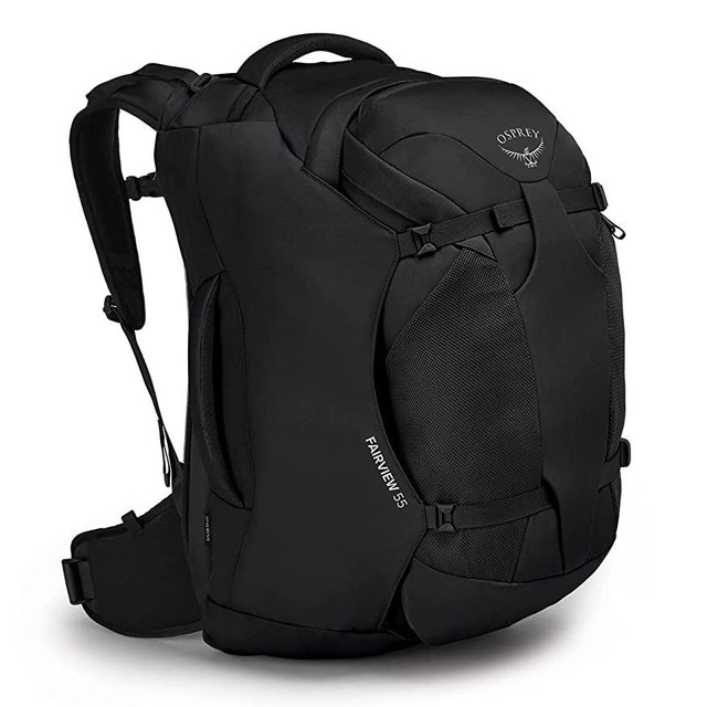 Osprey Fairview 55 Women's Travel Backpack, Black