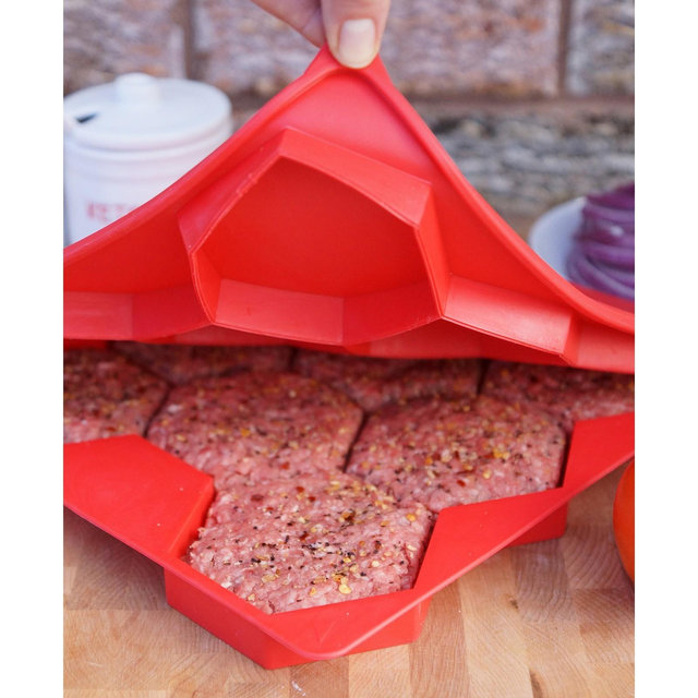 Shape+Store Burger Master 8 In 1 Burger Press And Freezer Container