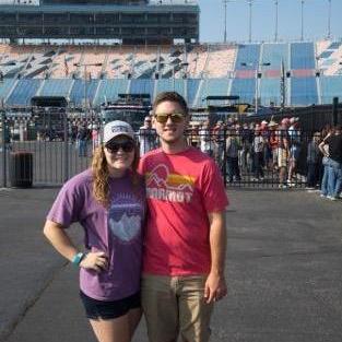 If you asked Cody before he met Katelyn if he would ever like NASCAR, you'd get an immediate no. Katelyn has a way about changing his mind though... Our first race together at Chicagoland Speedway!