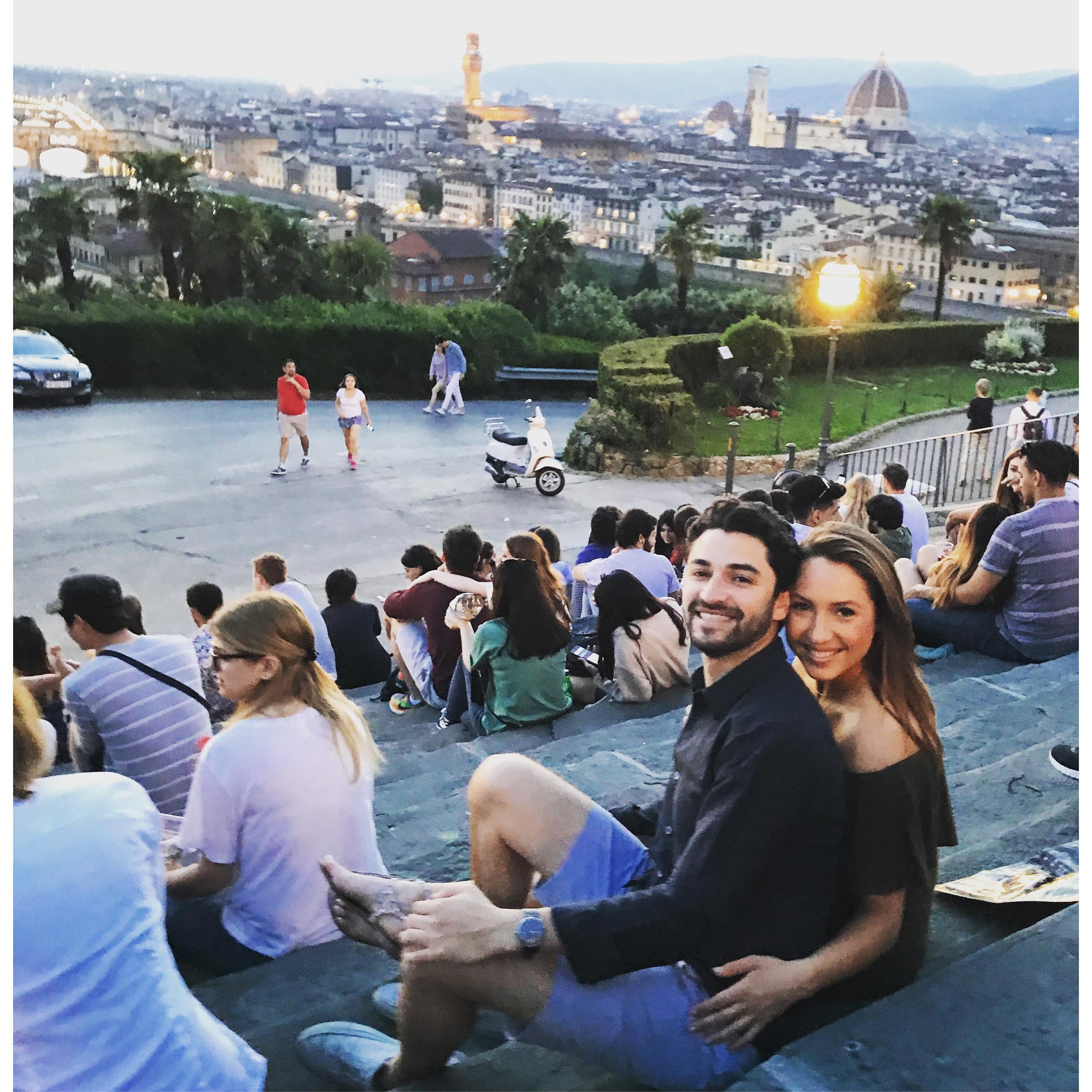 First trip to Europe together!