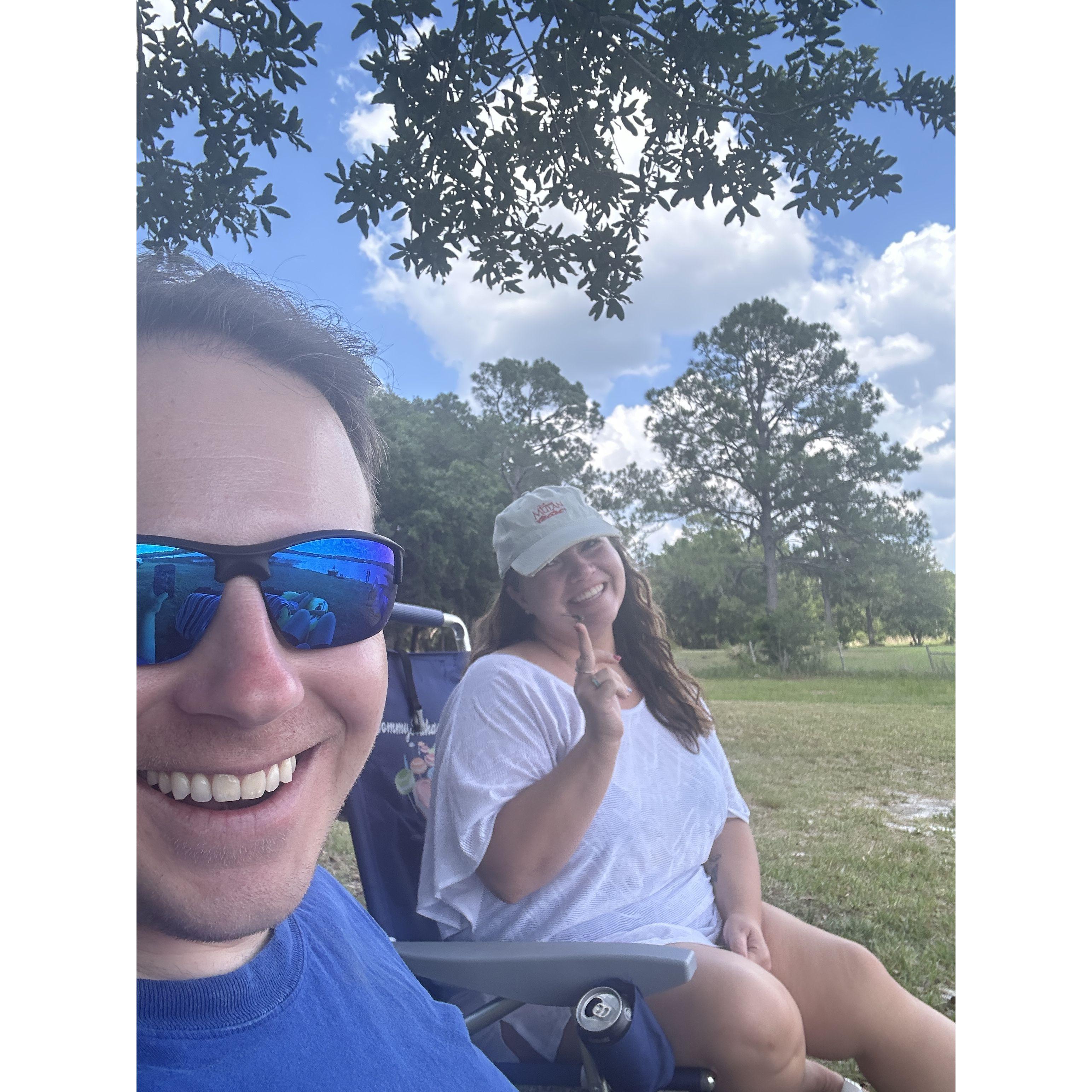 Thomas' first time at the lake for Memorial Day