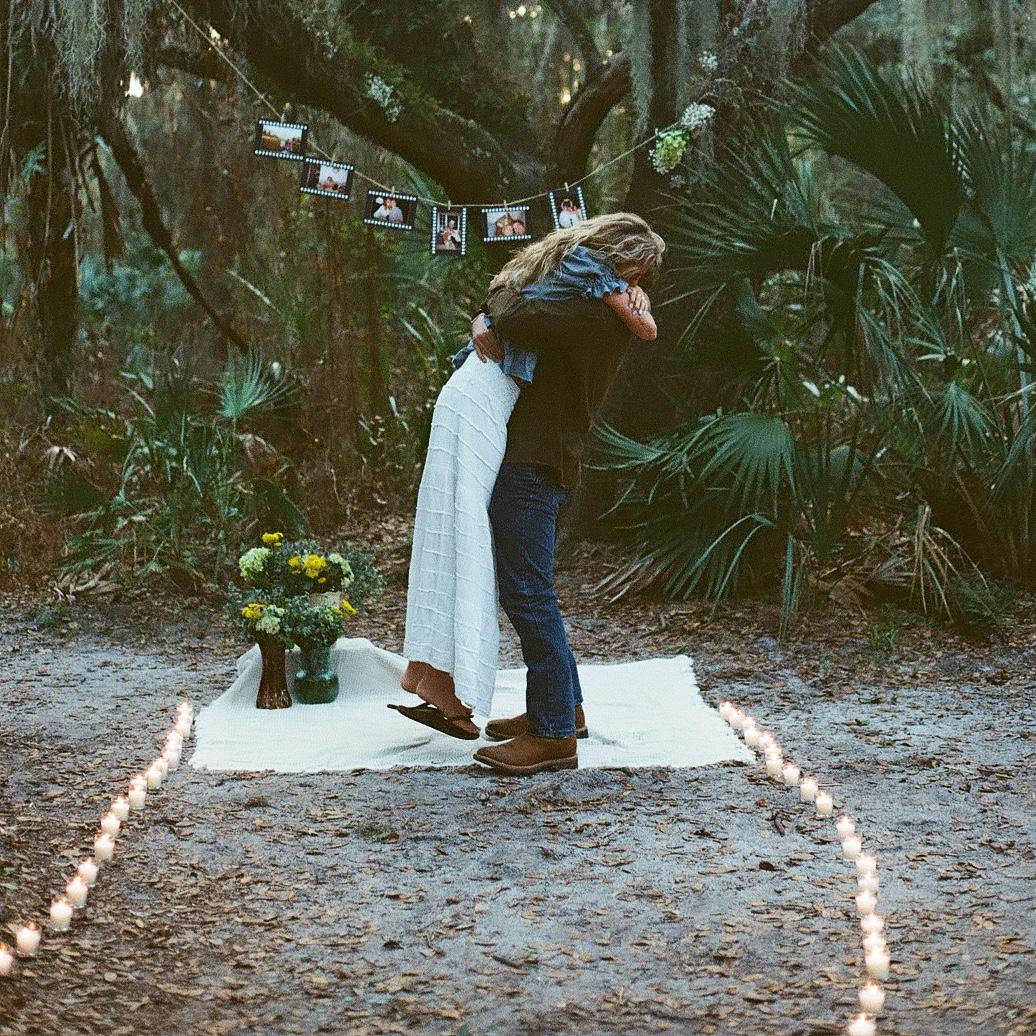 Coolest mossy oak tree in delray, new favorite spot & the most thoughtful proposal ever.