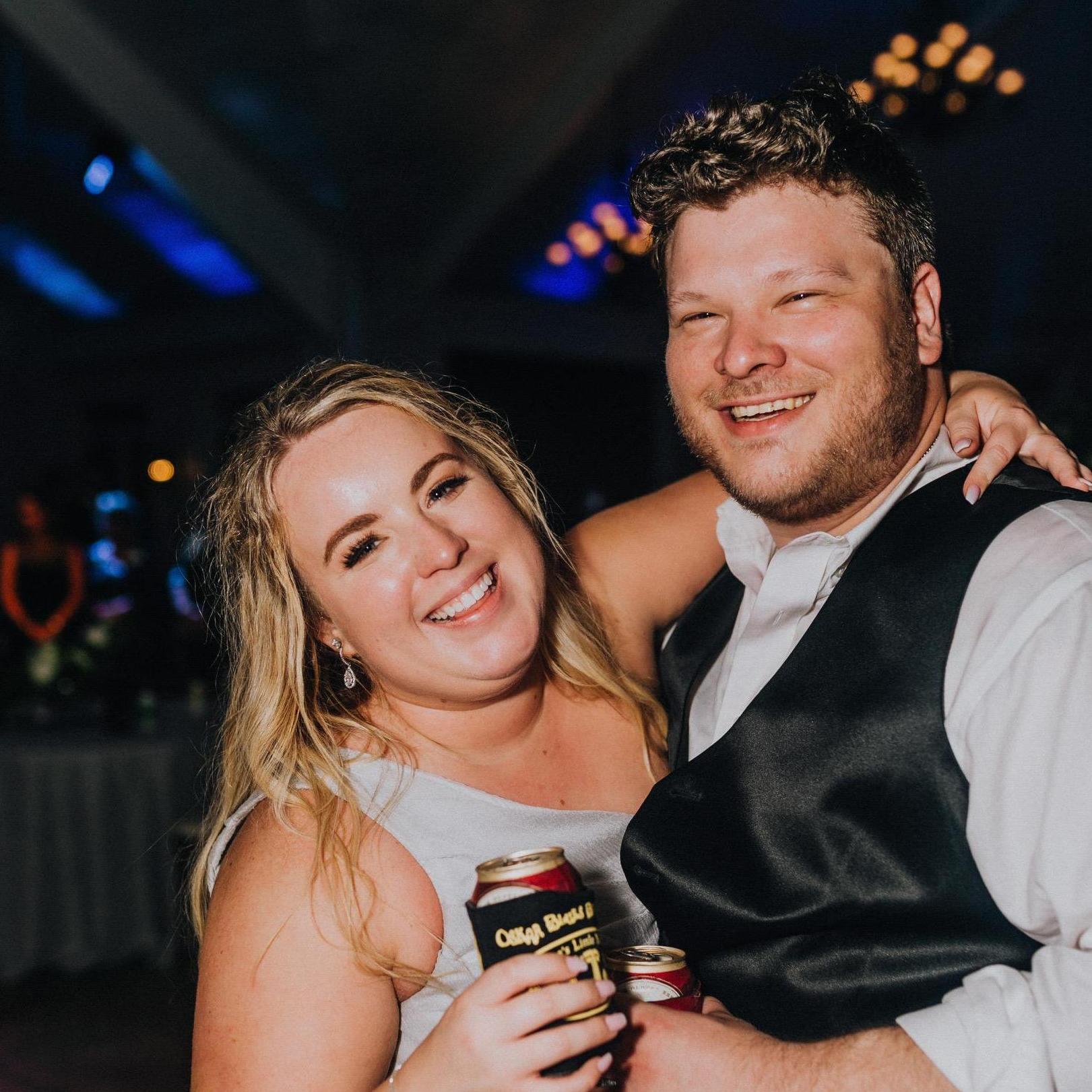 We got to celebrate her best friend's wedding and he got to meet all of her friends and family! Everyone hit it off great!