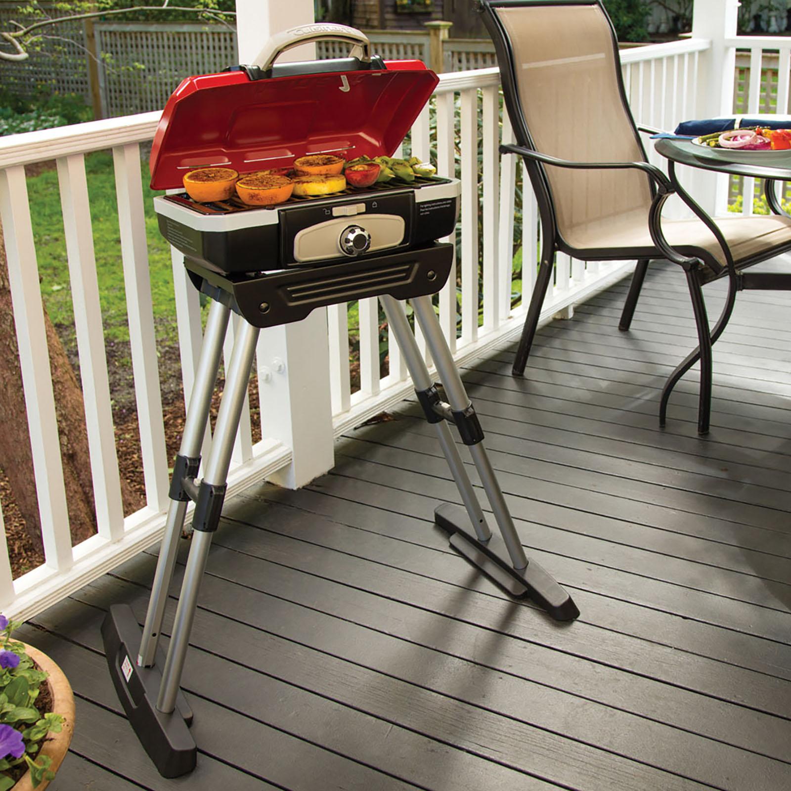 Cuisinart 145-Sq in Stainless Steel Portable Gas Grill in the Portable  Grills department at