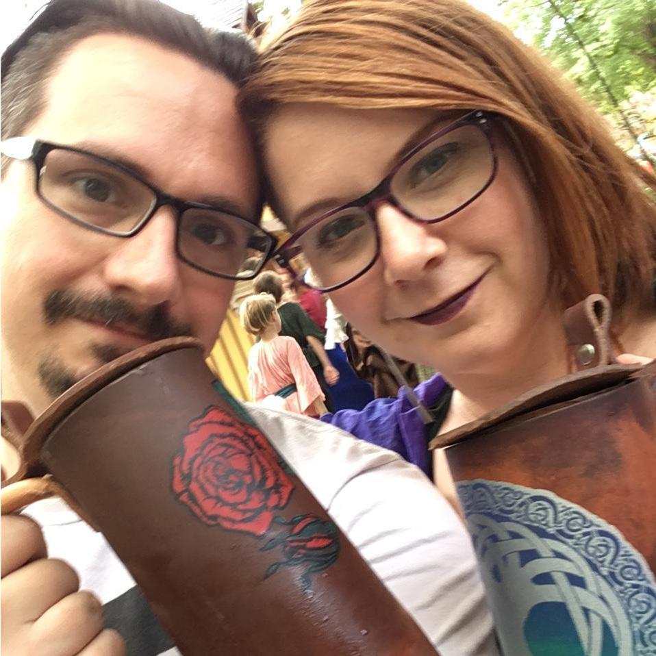 We love going to the Renaissance Faire together!