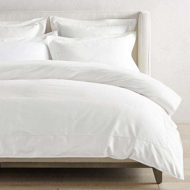 Signature 1000 Thread Count Sateen Duvet Cover, Full/Queen, White