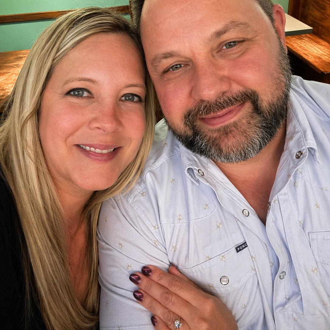 The night we got engaged!