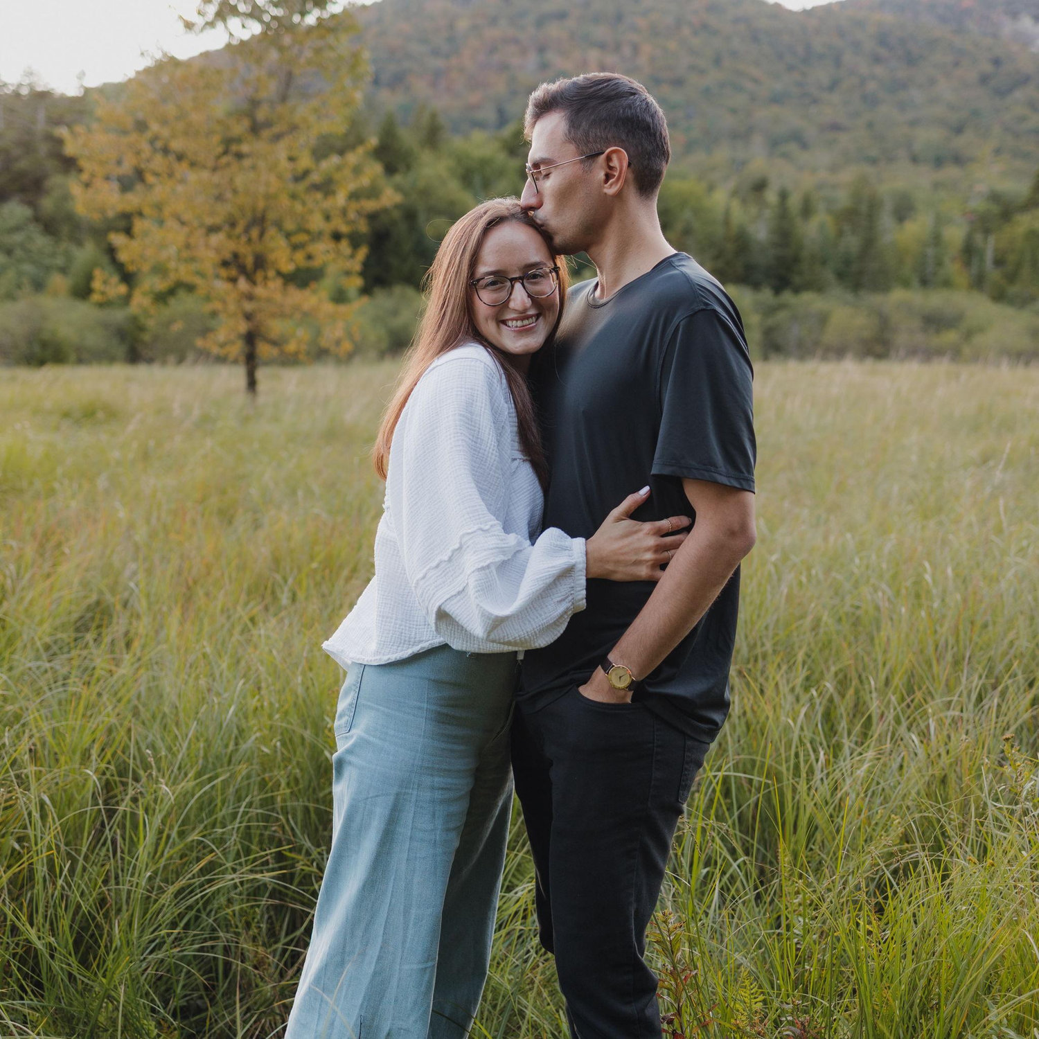 A selection from Kaleigh & George's engagement photoshoot, captured at the base of Watch Hill Hike.