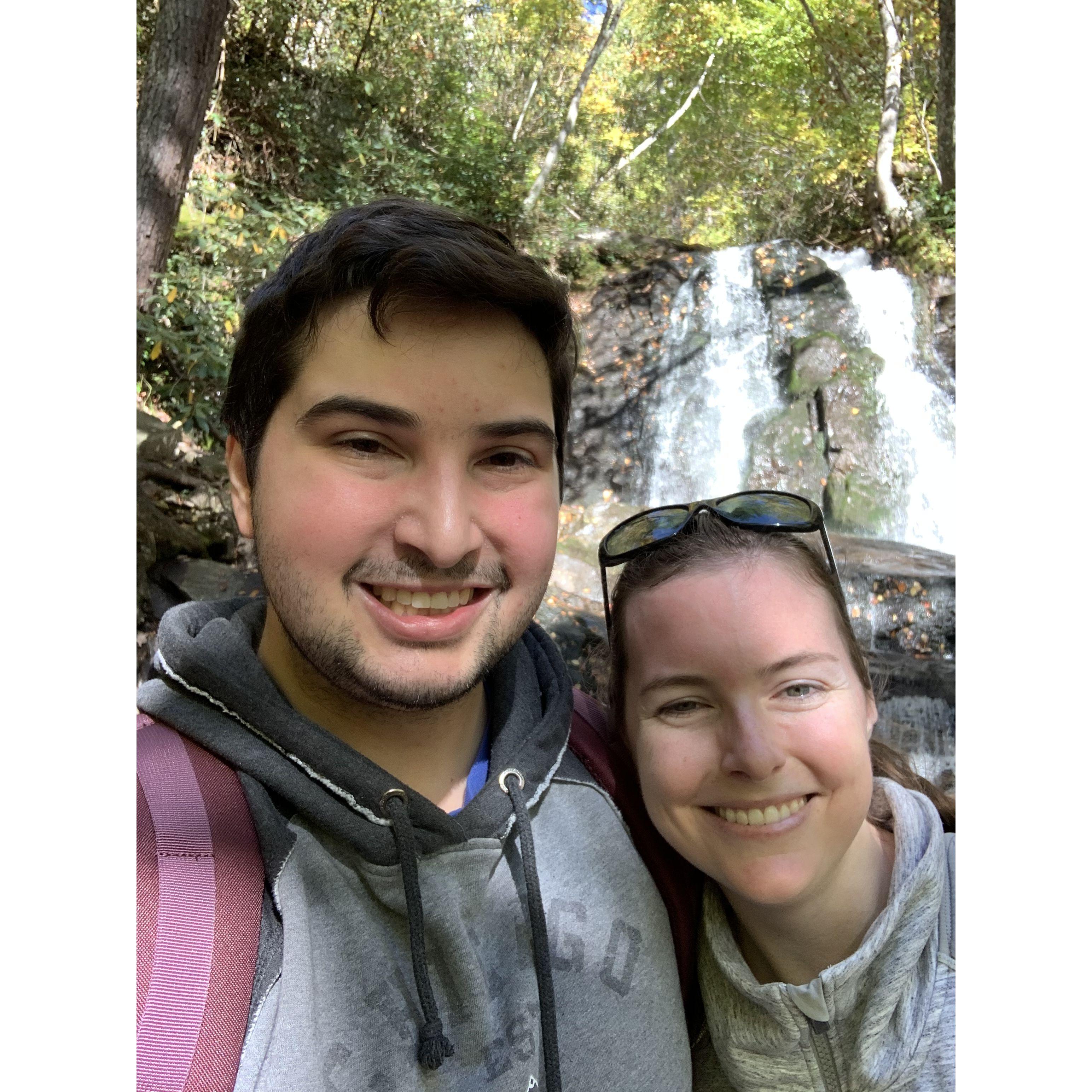 One of our waterfall adventures through Wisconsin to Michigan