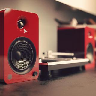 Powered Speakers with Bluetooth and Phono Preamp