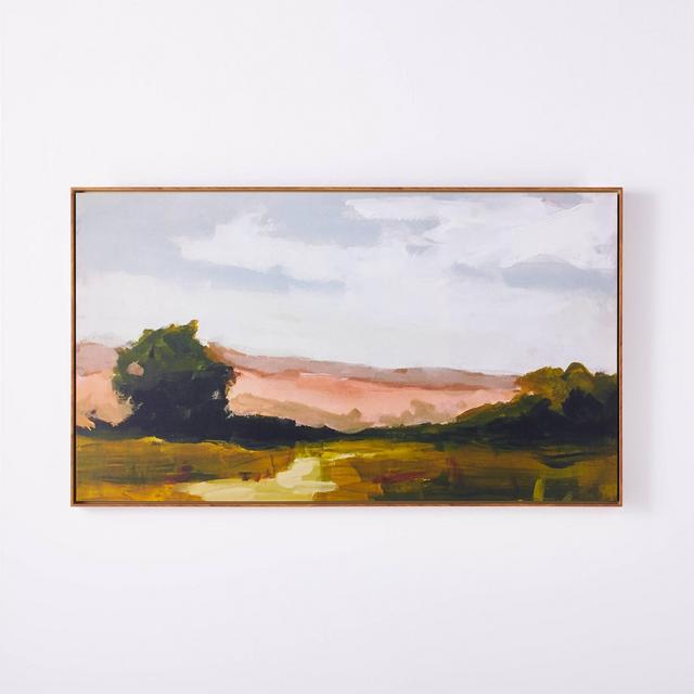 27" x 47" On Sunset Mesa Medium Wood Framed Wall Canvas - Threshold™ designed with Studio McGee