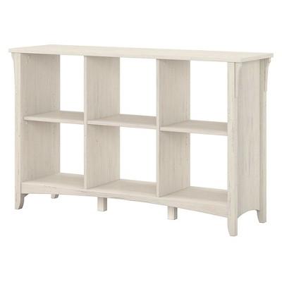 29.96" Bush Furniture Salinas 6 Cube Organizer In Antique White