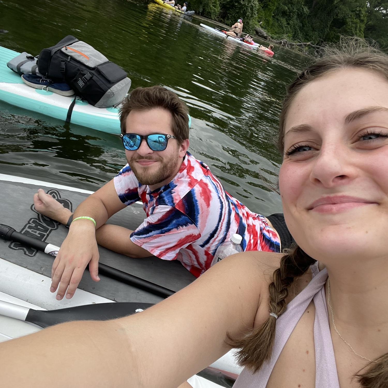 Paddle boarding in Austin