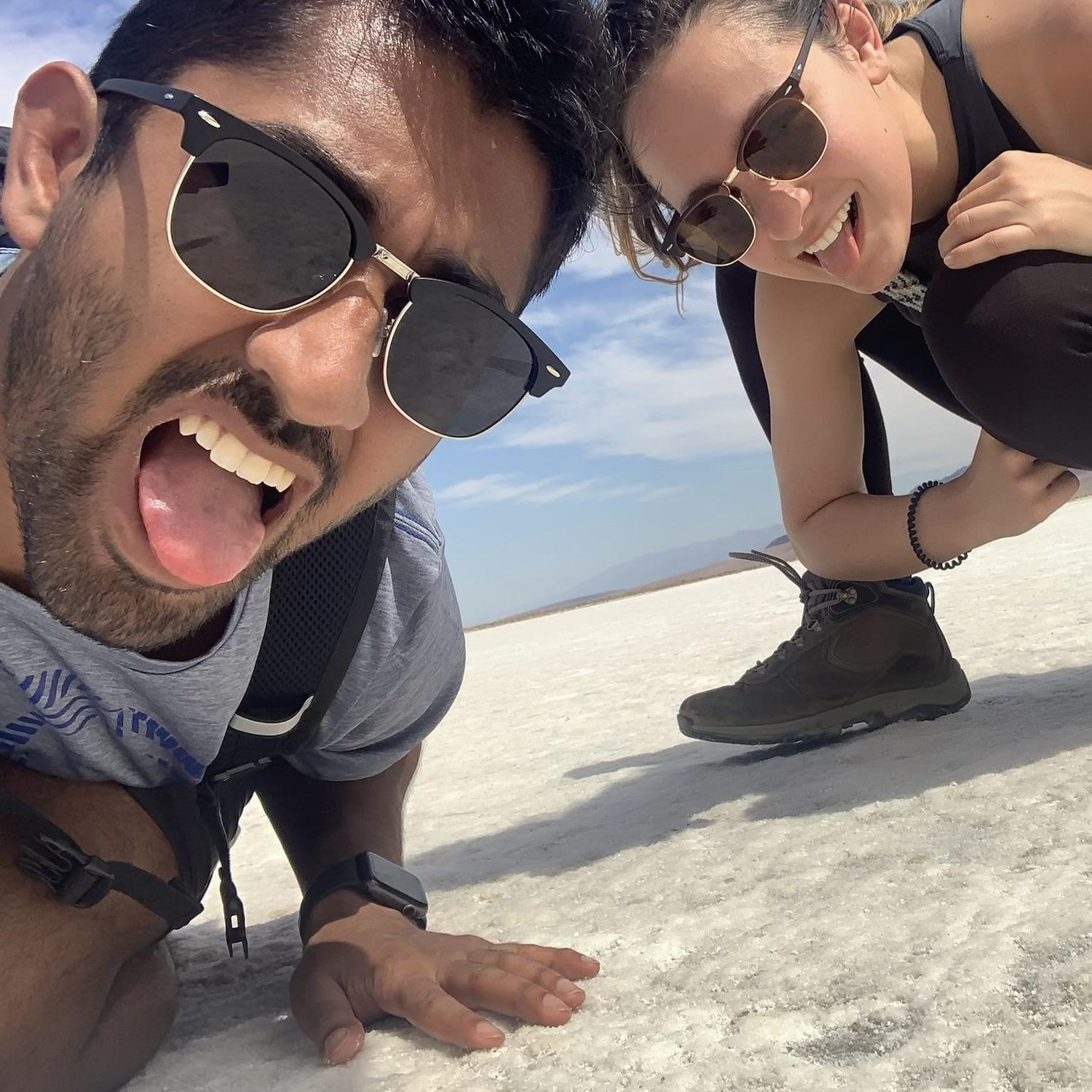 licking salt flats in death valley