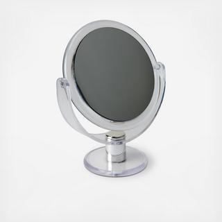 Dual Sided Rubberized Vanity Mirror