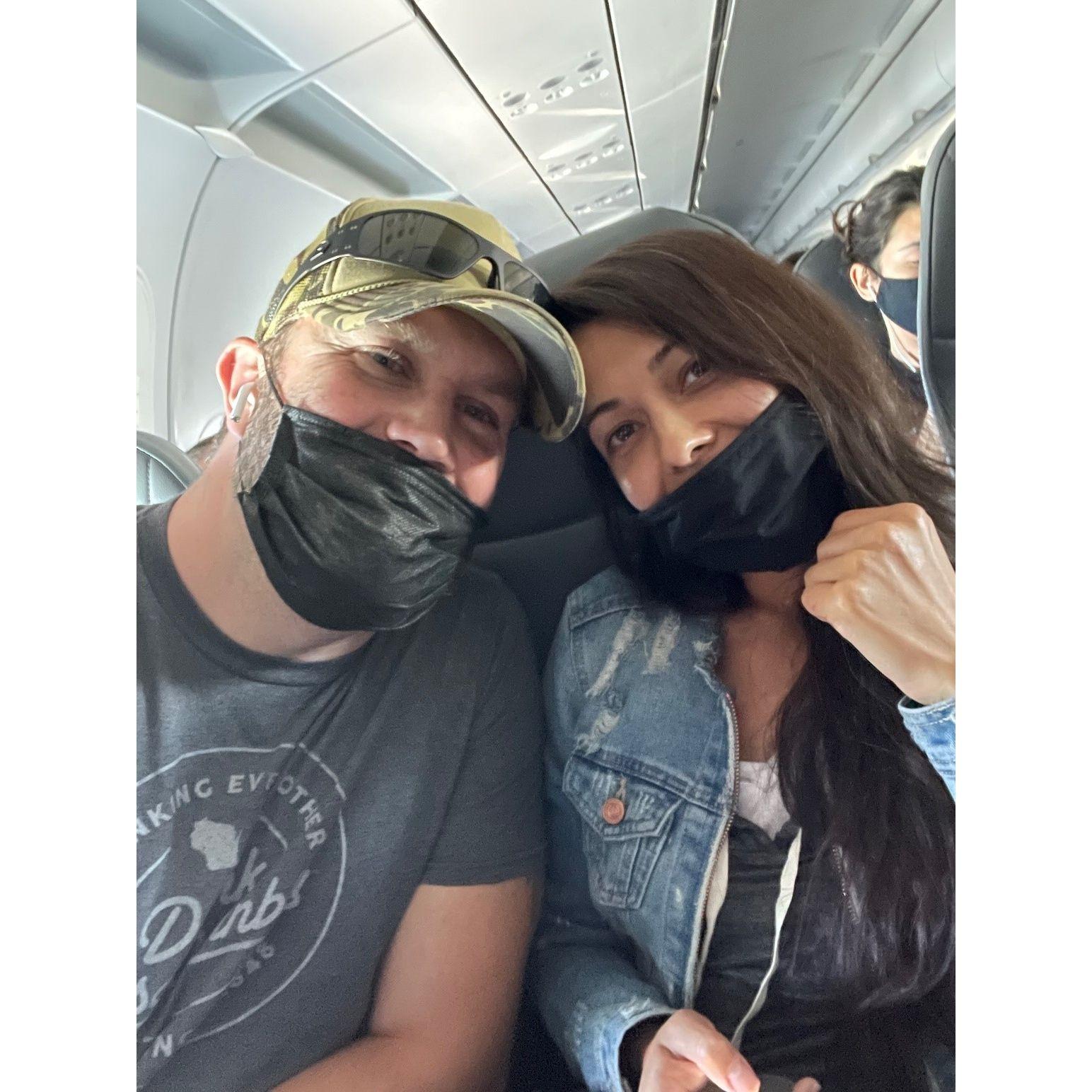 Possibly our first flight together????