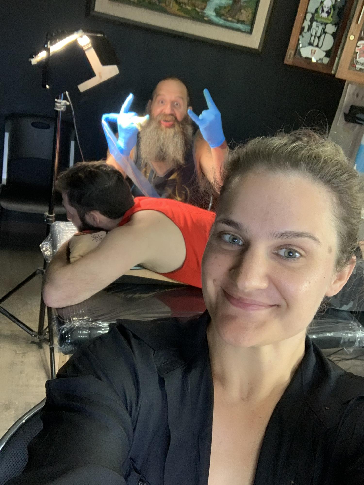 Getting a tattoo together. YOLO!