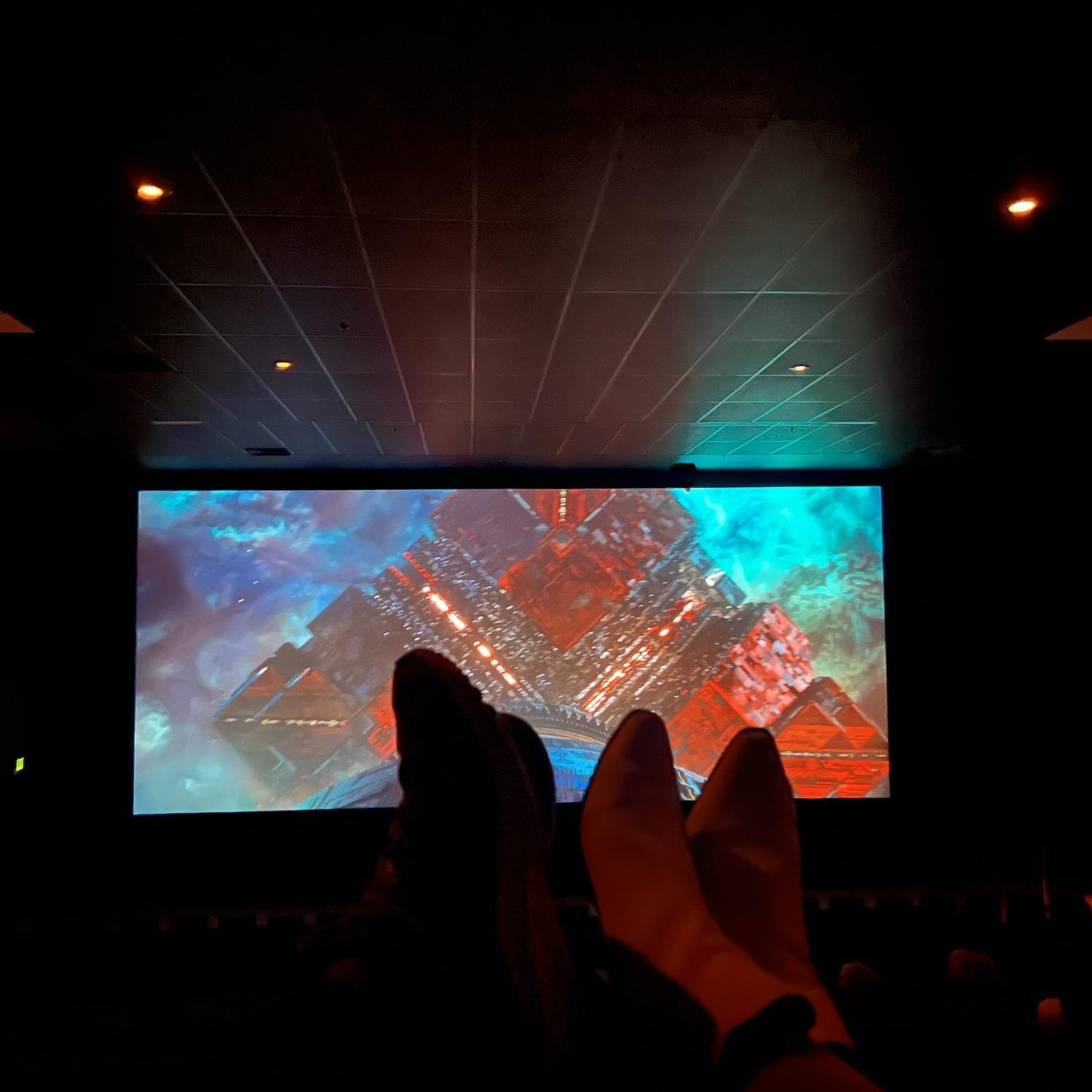 After 4 months of me being out of state for clinical rotation we reunited with a movie!