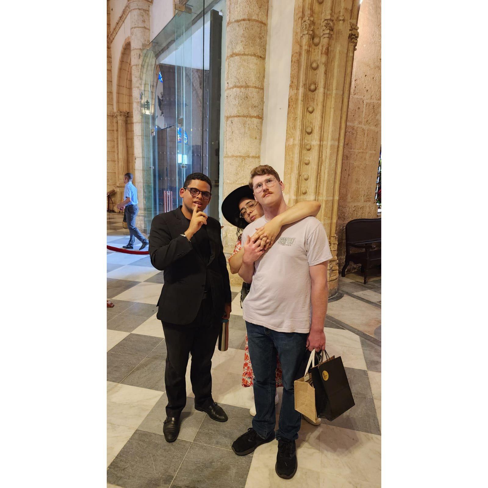 We met up with Adelle's friend Wander who gave us a tour of the first Cathedral of America and the museum.