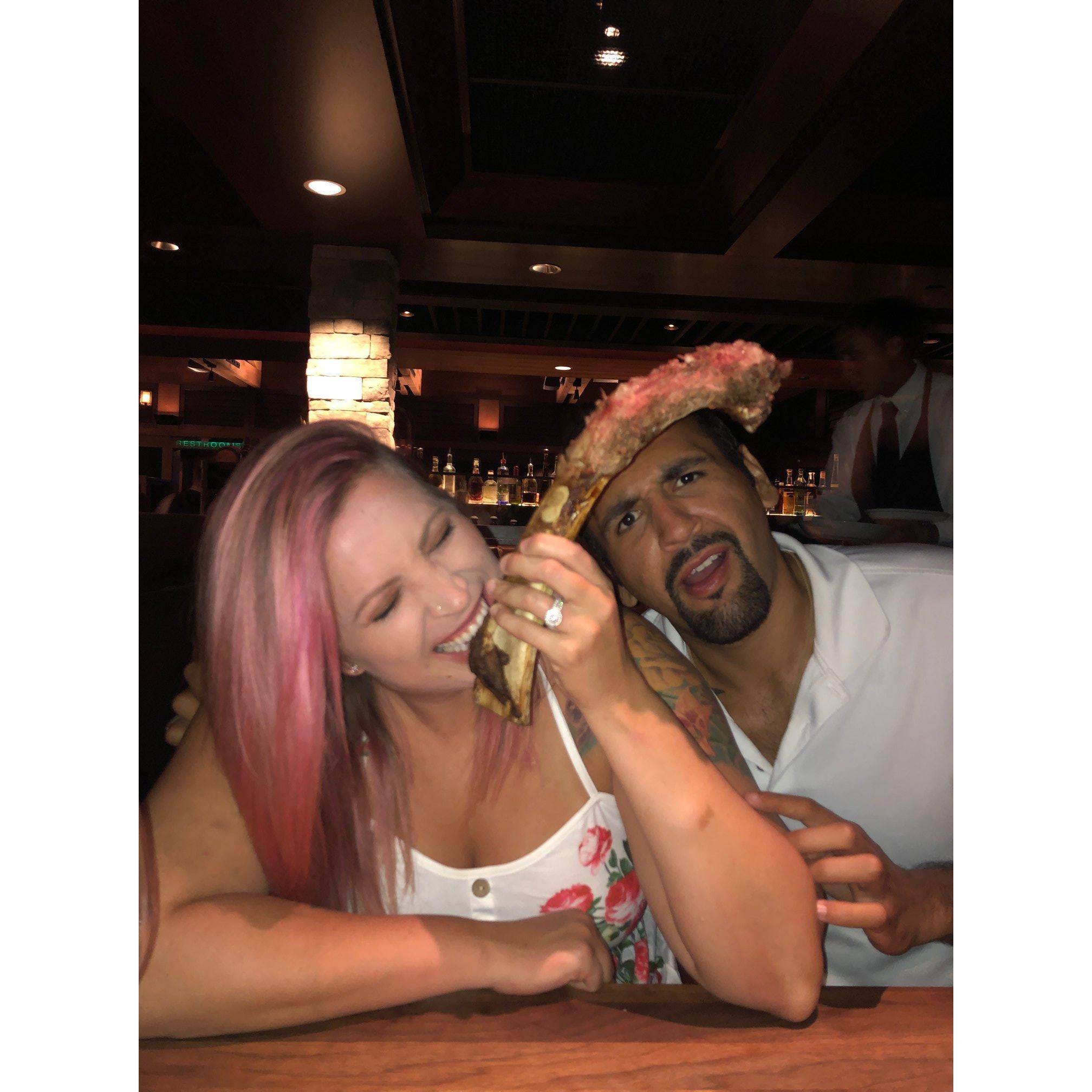 It wouldn't be love without ribs.