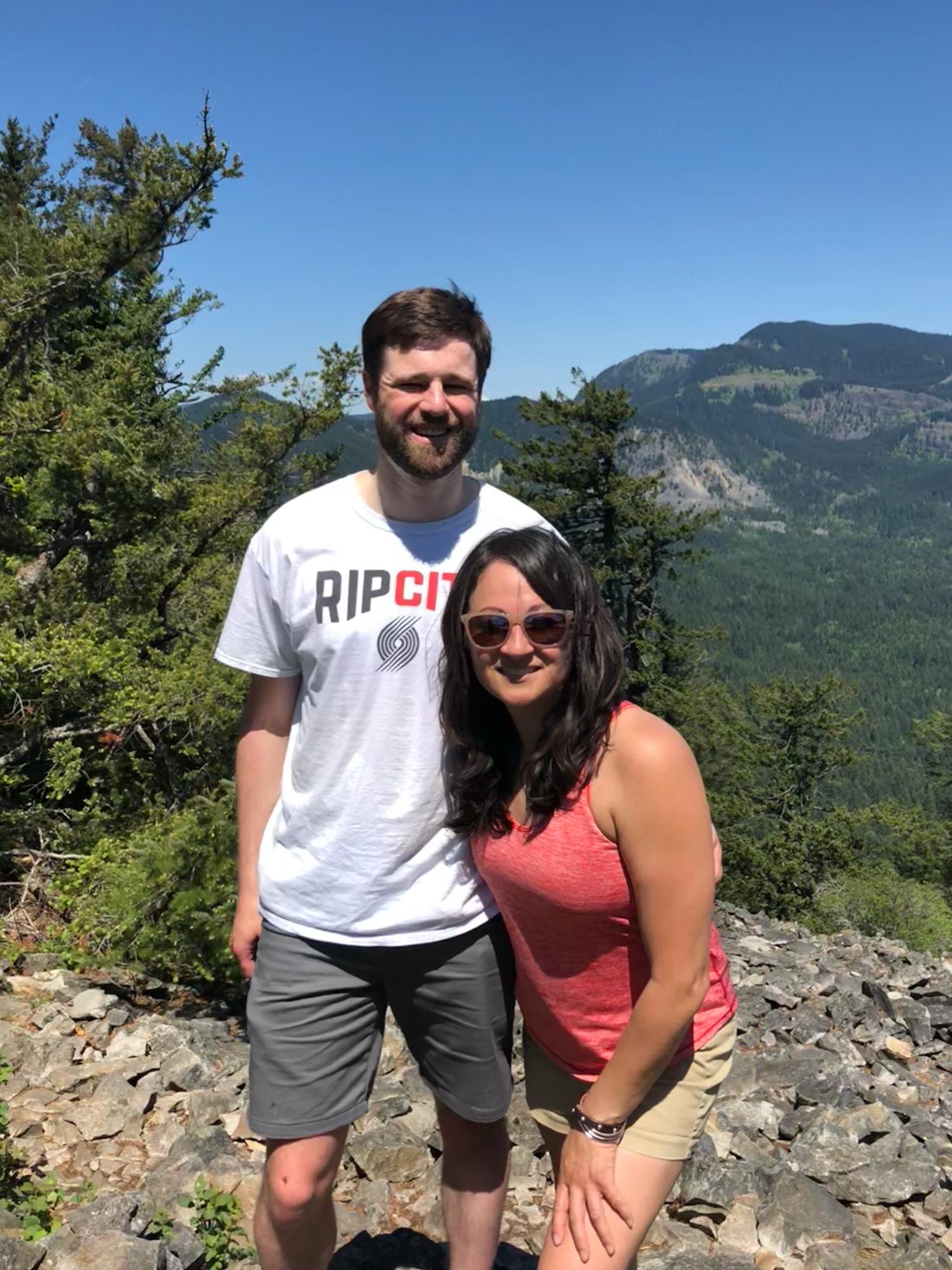 Our first hike together- Wind Mountain