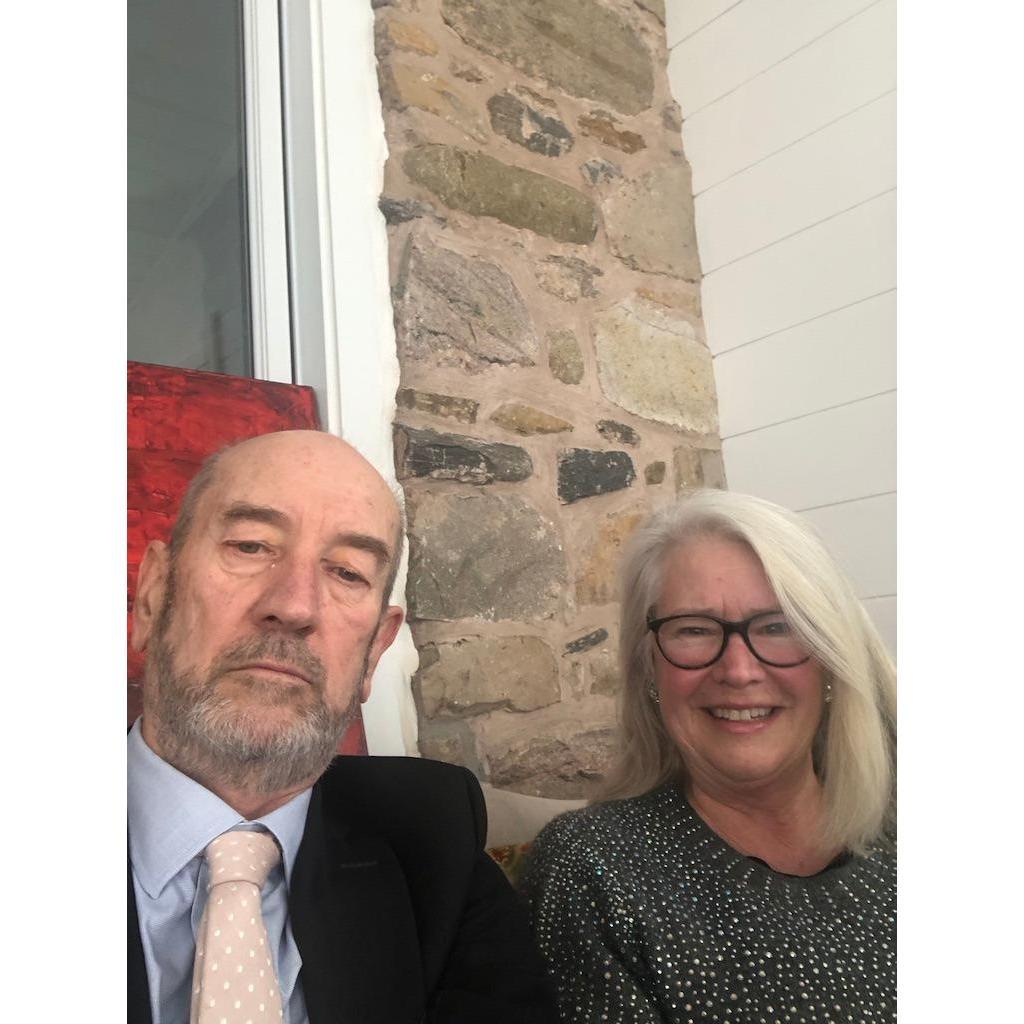 Bruce and Candice working the selfie in Mulmur!