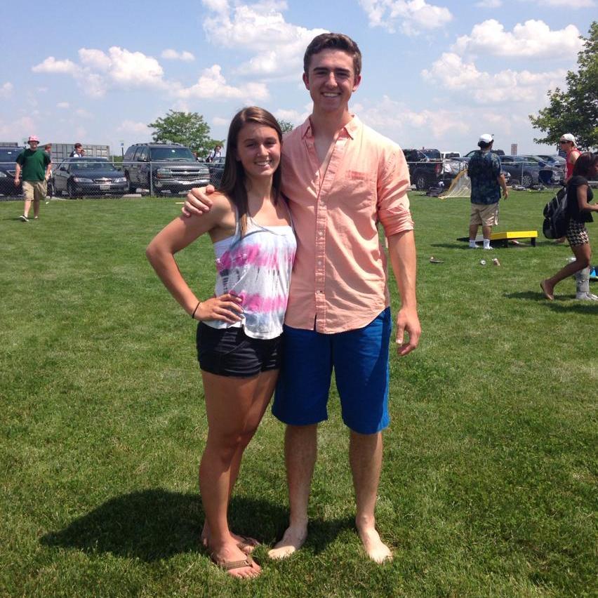 Last day of our senior year in high school.