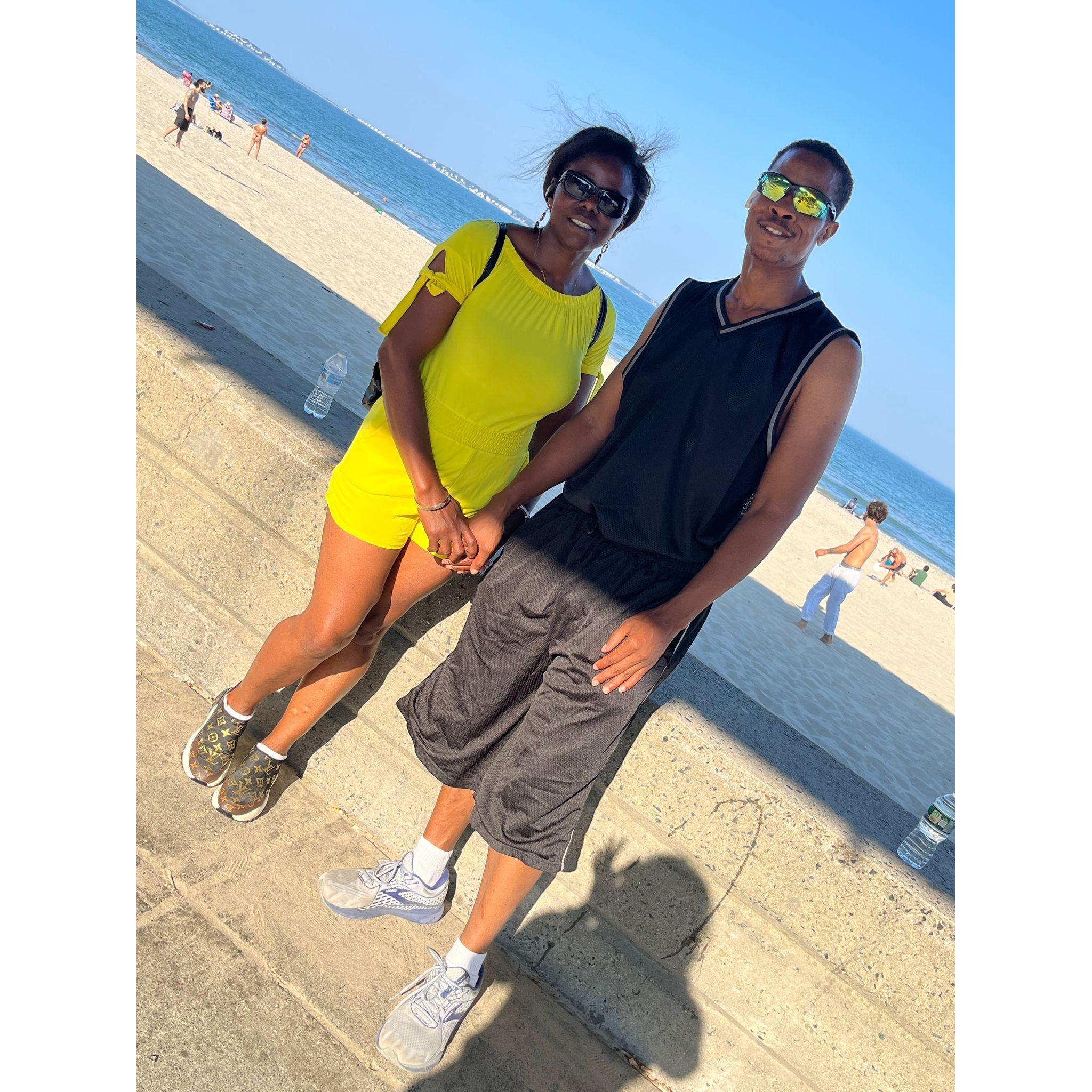 A day at the beach.