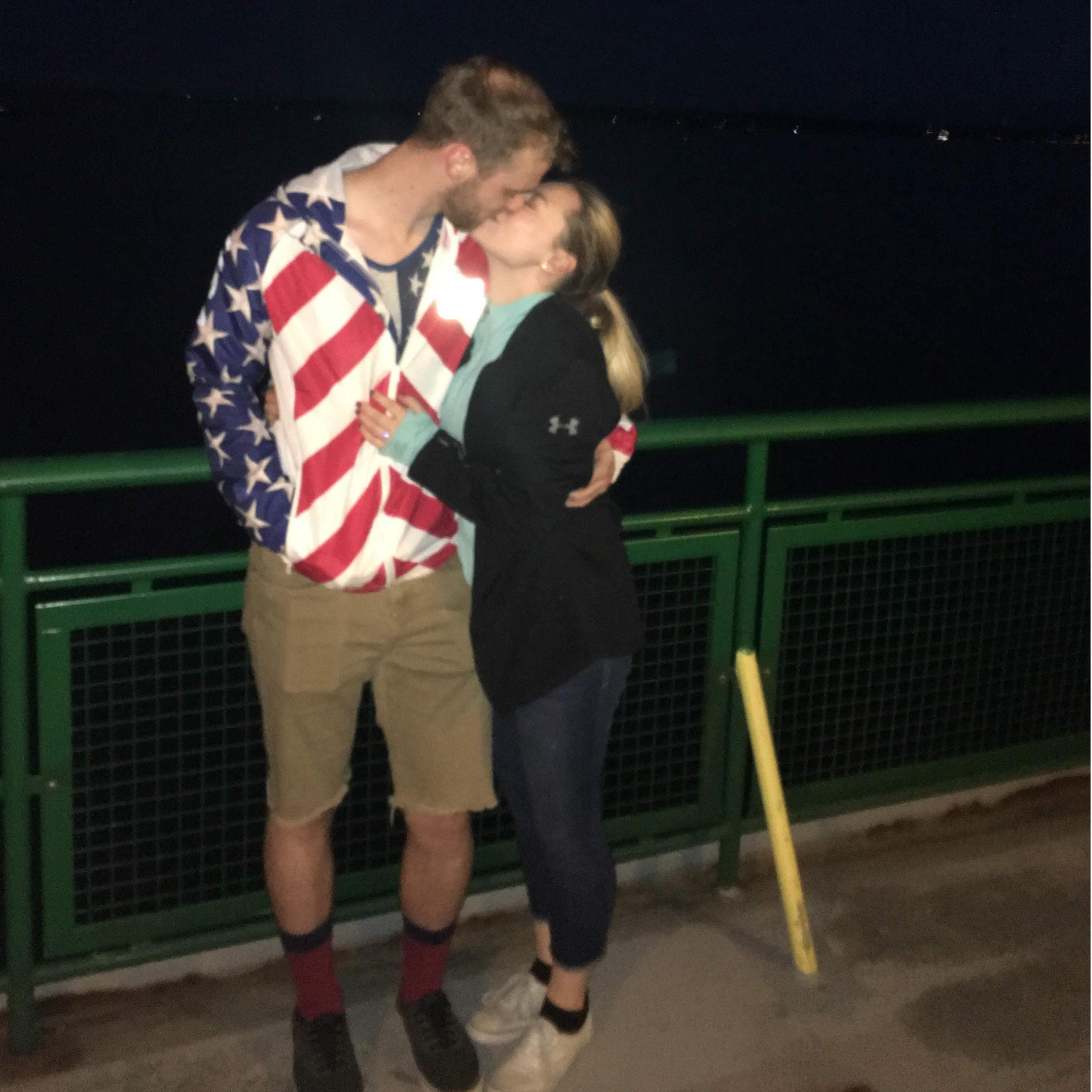 Fourth of July 2019, this is when Matthew proposed. <3