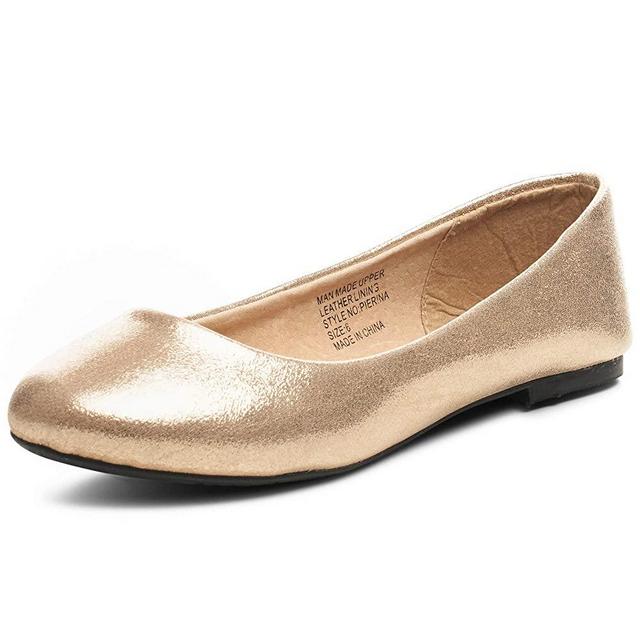 Alpine Swiss Womens Pierina Round Toe Ballet Flats
