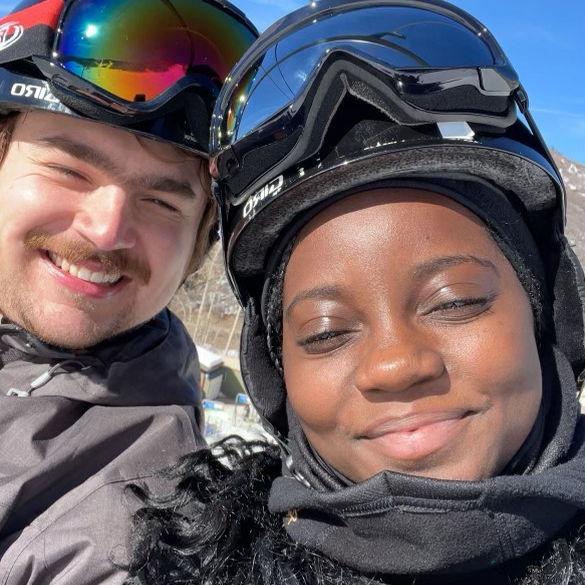 Our first skiing trip to Colorado together