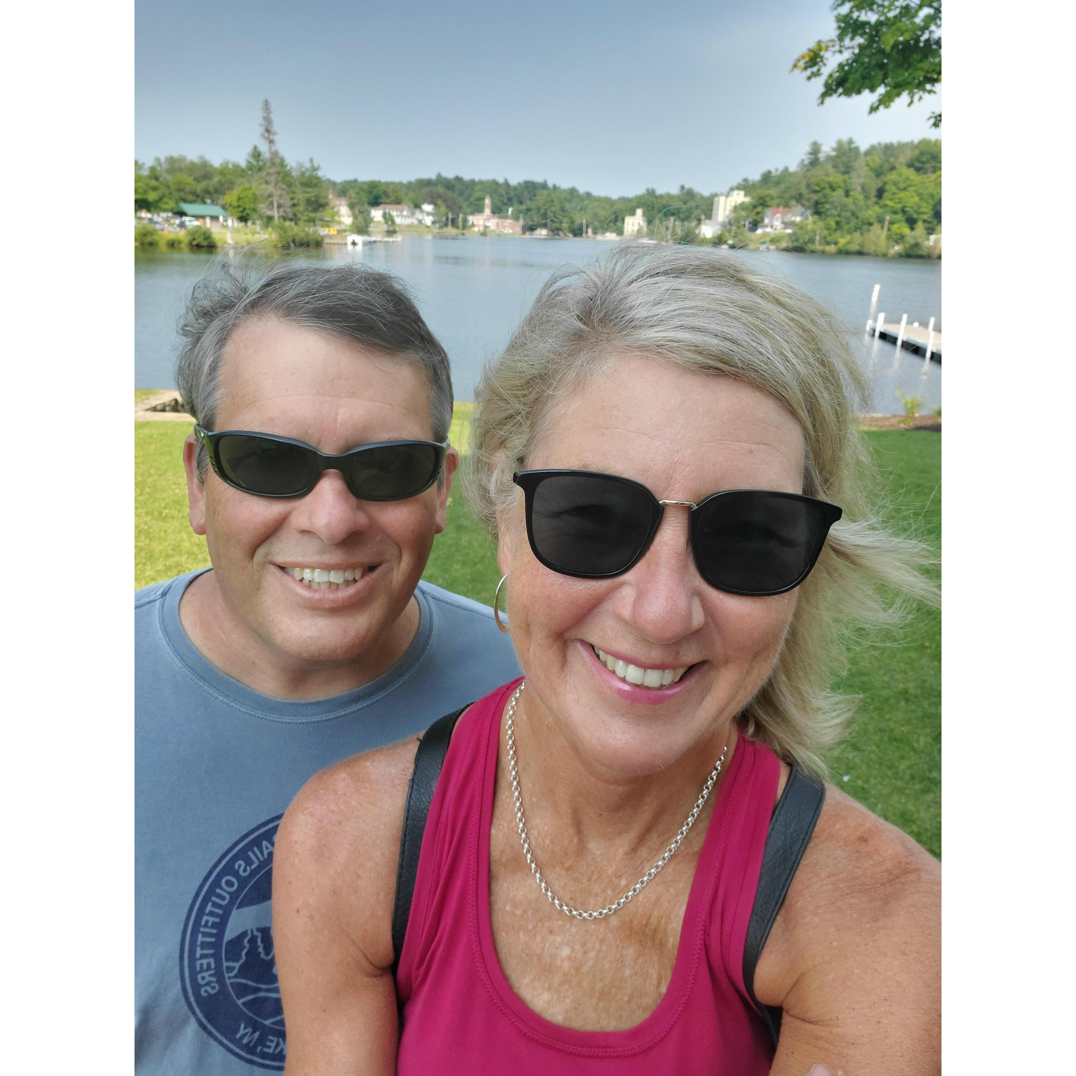 Before a run around the lake