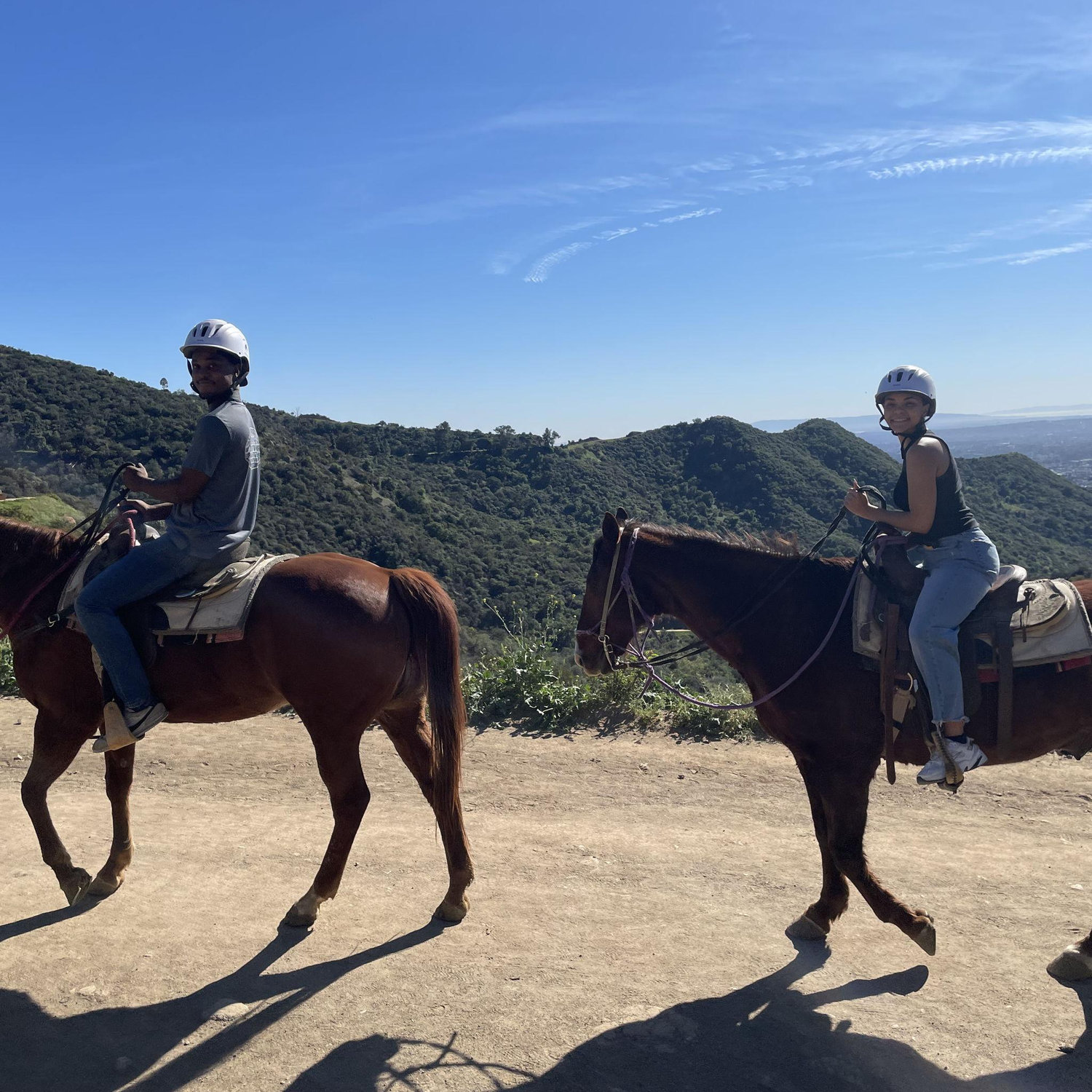 Horseback riding for Charlye's birthday