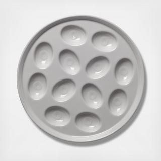 Round Egg Serving Platter