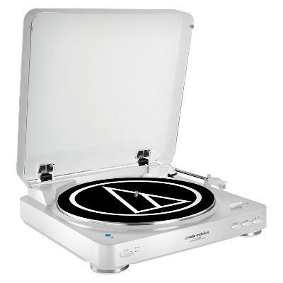 Audio Technica AT-LP60BK-BT Bluetooth Wireless Stereo Turntable - White