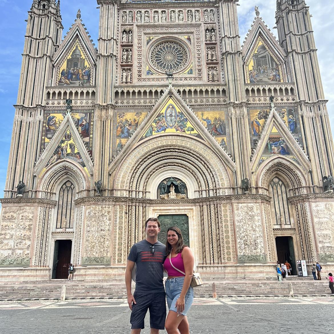 Visiting Orvieto, Italy, where Adriana studied abroad during college 🇮🇹